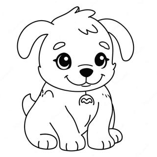Pagina Para Colorir Cachorrinho Peludo Adoravel 15270 12794