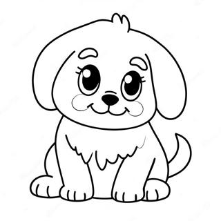 Pagina Para Colorir Cachorrinho Peludo Adoravel 15270 12795