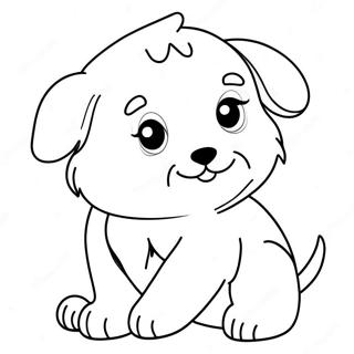 Pagina Para Colorir Cachorrinho Peludo Adoravel 15270 12796