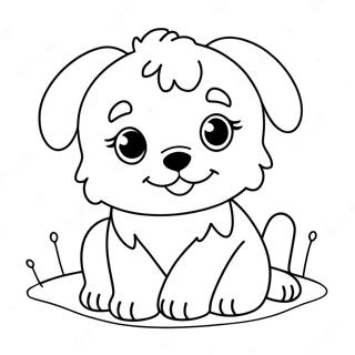 Pagina Para Colorir Cachorrinho Peludo Adoravel 15270 12921