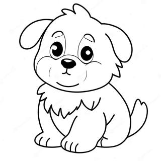 Pagina Para Colorir Cachorrinho Peludo Adoravel 15270 12922