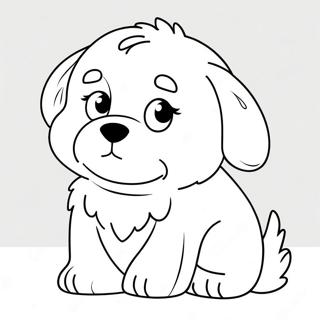 Pagina Para Colorir Cachorrinho Peludo Adoravel 15270 12937
