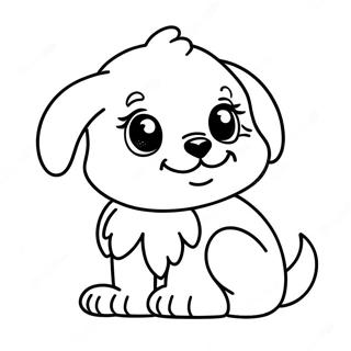 Pagina Para Colorir Cachorrinho Peludo Adoravel 15270 12940