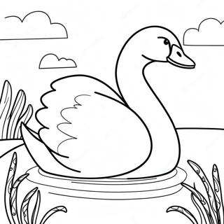 Pagina Para Colorir Do Cisne 15279-12631