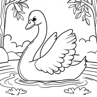 Pagina Para Colorir Do Cisne 15279-12799