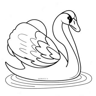 Pagina Para Colorir Do Cisne 15279-12925