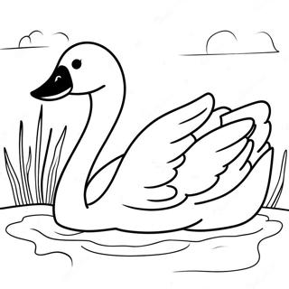 Pagina Para Colorir Do Cisne 15279-12927