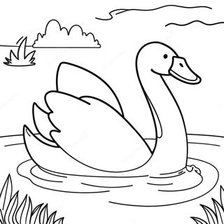 Pagina Para Colorir Do Cisne 15279-12928