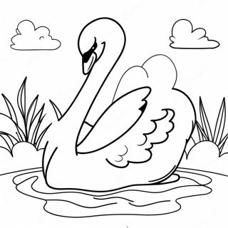 Pagina Para Colorir Do Cisne 15279-12941