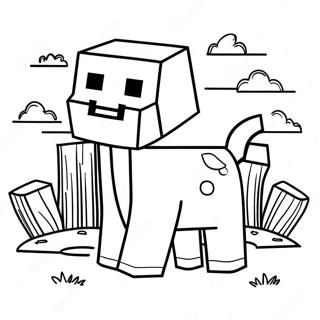 Pagina Para Colorir Animal Do Minecraft 15359-13006