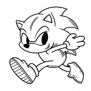 Pagina Para Colorir De Sonic The Hedgehog Acelerando 15520-13147