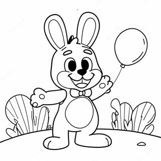 Pagina Para Colorir De Toy Bonnie Com Baloes Coloridos 15551-13162