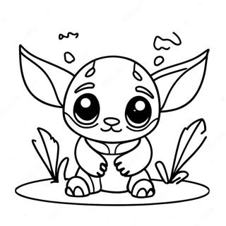 Pagina Para Colorir Do Stitch E Do Baby Yoda 15660-13246