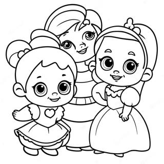 Pagina Para Colorir De Princesas Disney Bebes Adoraveis 1572-1258