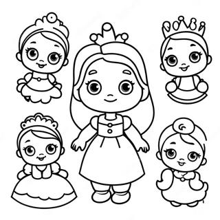 Pagina Para Colorir De Princesas Disney Bebes Adoraveis 1572-1260