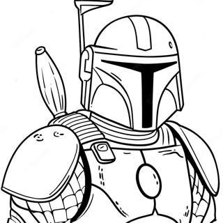 Pagina Para Colorir Do Boba Fett Com Armadura De Batalha 15741-13315