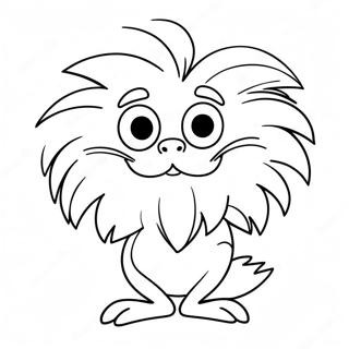 Pagina Para Colorir Do Lorax Fofo Com Bigode 15781-13345