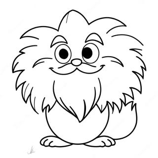 Pagina Para Colorir Do Lorax Fofo Com Bigode 15781-13347