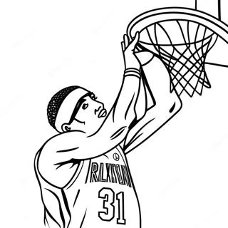 Pagina Para Colorir Do Jayson Tatum Enterrando 15821-13380