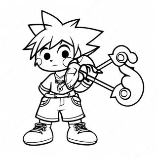 Pagina Para Colorir Do Sora Com A Keyblade 15851-13402