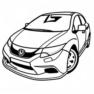 Pagina Para Colorir Do Honda Civic 15921-13446