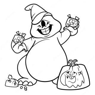 Pagina Para Colorir Do Oogie Boogie Com Dados 15962-13484