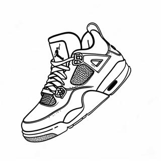 Pagina Para Colorir Tenis Jordan 4 1601-1278