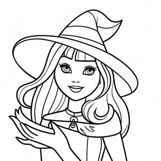 Pagina Para Colorir Da Barbie Bruxa Assustadora 16052-13555