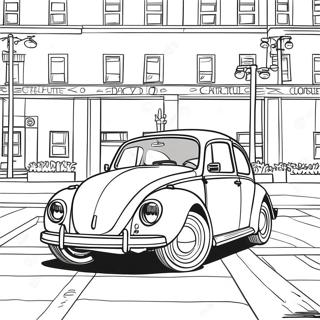 Pagina Para Colorir Do Classico Volkswagen Fusca 16122-13609