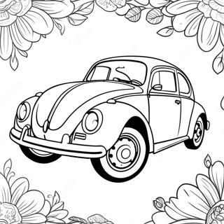 Pagina Para Colorir Do Classico Volkswagen Fusca 16122-13610