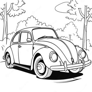 Pagina Para Colorir Do Classico Volkswagen Fusca 16122-13612