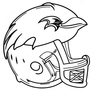 Pagina Para Colorir Do Logo Dos Baltimore Ravens 16171-13646