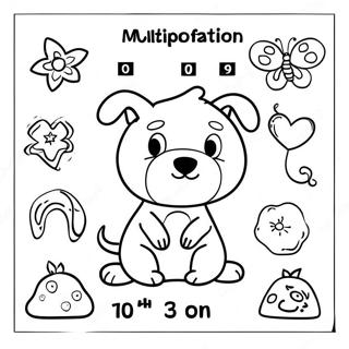 Pagina Para Colorir Fatos Divertidos De Multiplicacao 16232-13700