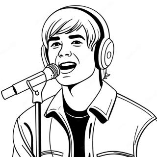 Pagina Para Colorir Troy Bolton Cantando 16322-13770