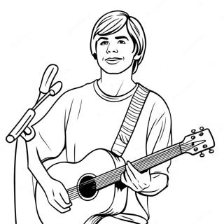 Pagina Para Colorir Troy Bolton Cantando 16322-13772