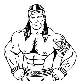 Pagina Para Colorir De Adesivo Da Wwe 16361-13798