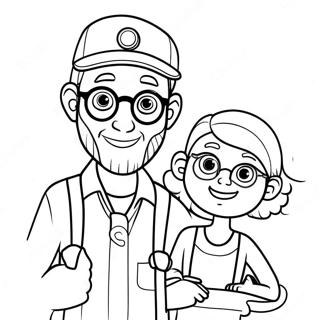 Pagina Para Colorir Do Blippi E Meekah 16402-13822