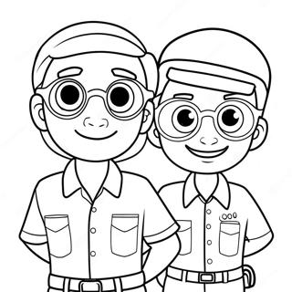 Pagina Para Colorir Do Blippi E Meekah Aventureiros 16403-13826