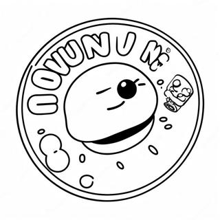 Pagina Para Colorir Logo Do Dunkin Donuts 16462-13871