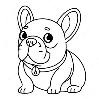 Bulldog Francês Páginas Para Colorir