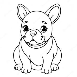 Pagina Para Colorir De Filhote De Bulldog Frances Fofo 1662-1331