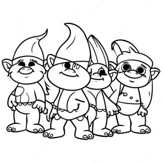 Pagina Para Colorir Dos Trolls Juntos Floyd 16702-14064