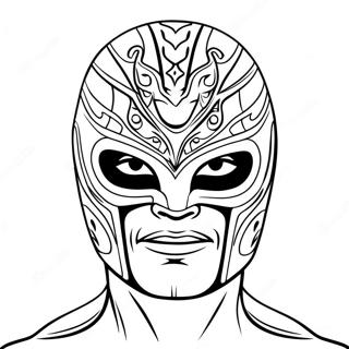 Pagina Para Colorir Mascara Do Rey Mysterio 16853-14193