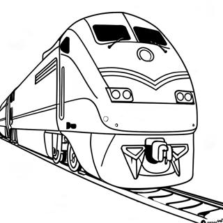 Trem Amtrak Páginas Para Colorir