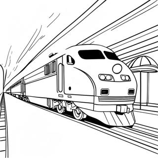 Pagina Para Colorir Do Trem Amtrak 16932-14255