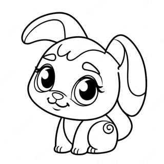 Pagina Para Colorir Do Cachorrinho Adoravel Do Littlest Pet Shop 16973-14290