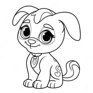 Pagina Para Colorir Do Cachorrinho Adoravel Do Littlest Pet Shop 16973-14291