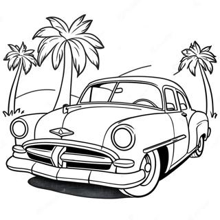 Pagina Para Colorir De Carro Retro Dos Anos 1950 17123-14398