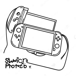 Pagina Para Colorir Do Nintendo Switch 1721-1375