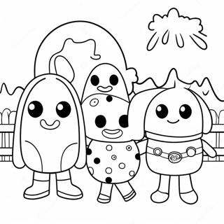 Pagina Para Colorir Do Hey Duggee Com Amigos 17224-14482